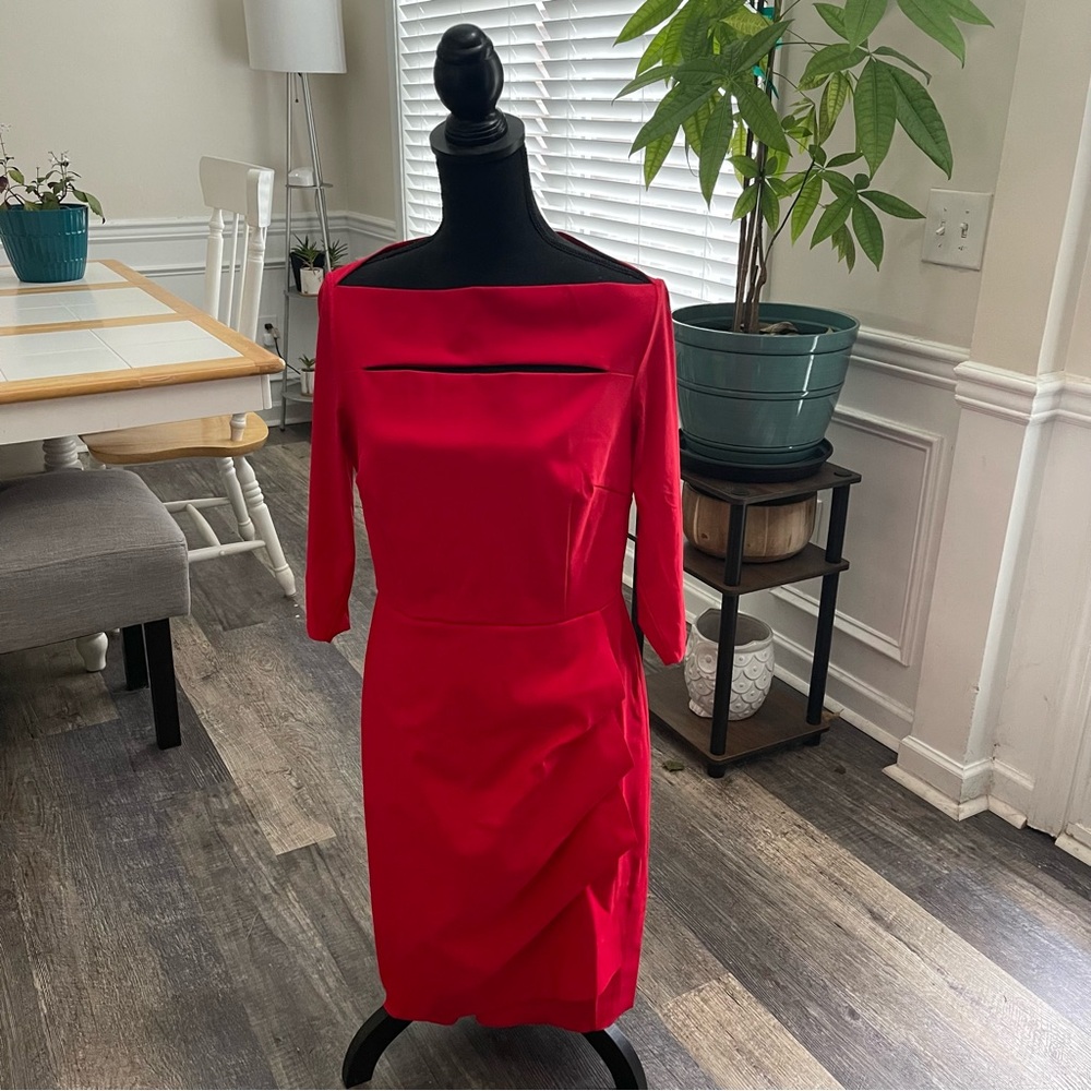 Cutout Cascade Ruffle Dress - Picture 3 of 5
